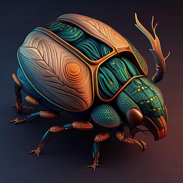 3D model Chrysolina quadrigemina (STL)